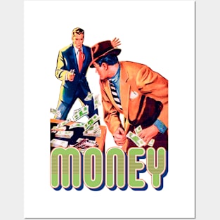 Money Vintage Retro Posters and Art